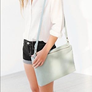 Silence + Noise Double Zip Shoulder Bag